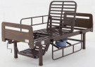 Кровать для лежачих больных с матрасом MED-MOS E-49 ЛДСП коричневая