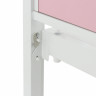 Кровать детская Med-Mos DM-0124S Тип 3, Вариант 3.1 (розов) ТУ 32.50.30-21-98238288-2020 с матрасом