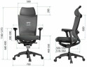 Кресло с поясничной поддержкой SCHAIRS ZEN2-М01B, Цвет: черный